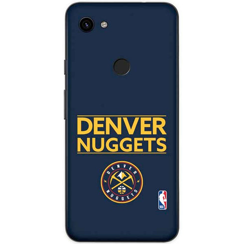 NBA Denver Nuggets Standard - Light Blue Google Pixel 3a XL Skin